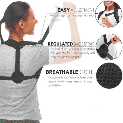 Adjustable Unisex Posture Corrector Brace