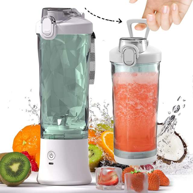 600ml Waterproof Portable Blender - Eco-Friendly, Powerful Pulse Technology, IPx67 Rated for Outdoor Use